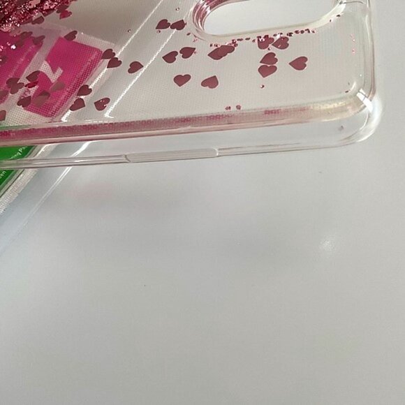 SPARKLE HEARTS LIQUID GLITTER  ZX-LG LS777  PHONE CASE - Picture 5 of 7